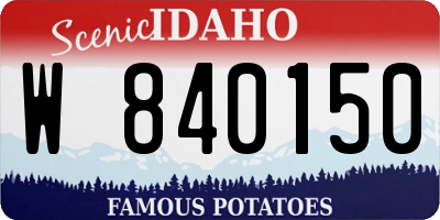 ID license plate W840150
