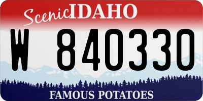 ID license plate W840330