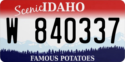 ID license plate W840337