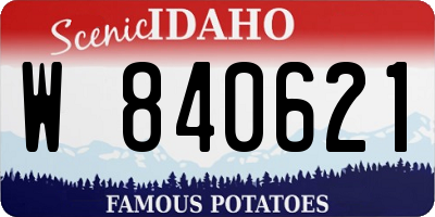 ID license plate W840621