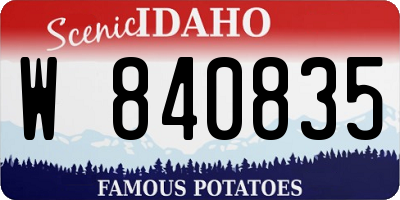 ID license plate W840835
