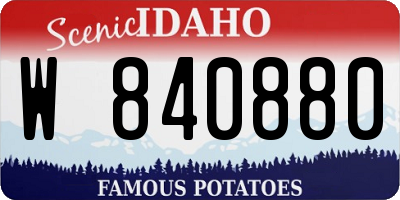 ID license plate W840880