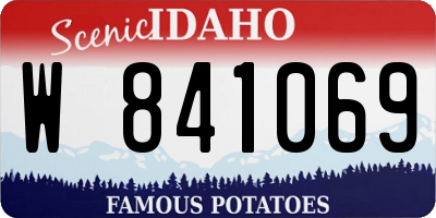 ID license plate W841069
