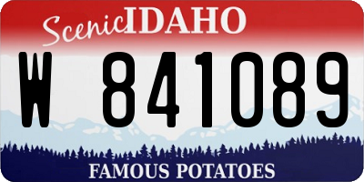 ID license plate W841089