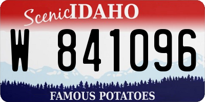 ID license plate W841096