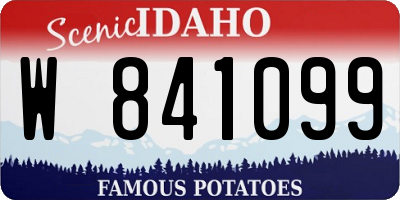 ID license plate W841099