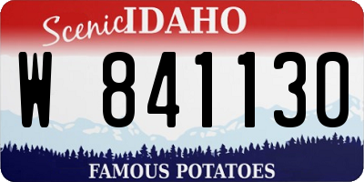 ID license plate W841130