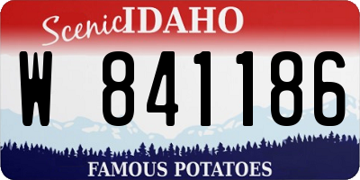 ID license plate W841186