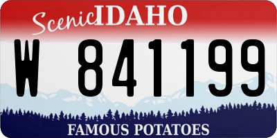 ID license plate W841199
