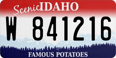 ID license plate W841216