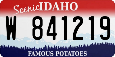 ID license plate W841219