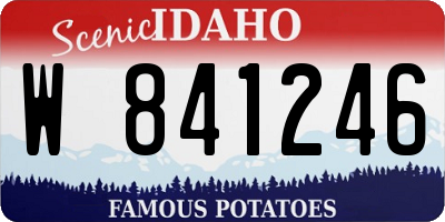 ID license plate W841246
