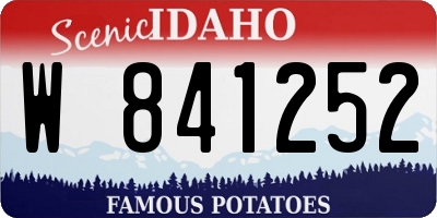 ID license plate W841252