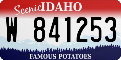ID license plate W841253