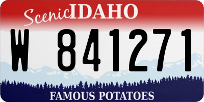 ID license plate W841271