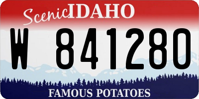 ID license plate W841280