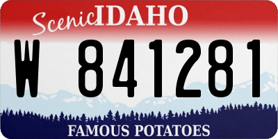ID license plate W841281