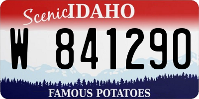 ID license plate W841290