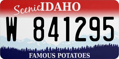 ID license plate W841295