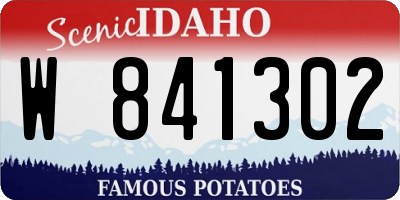 ID license plate W841302