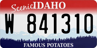 ID license plate W841310