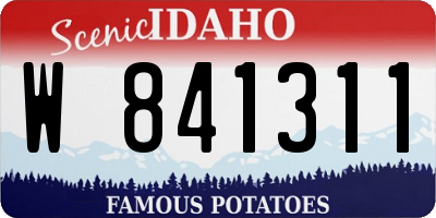 ID license plate W841311