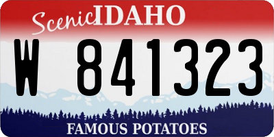 ID license plate W841323