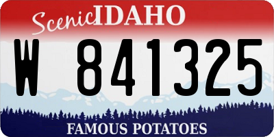 ID license plate W841325
