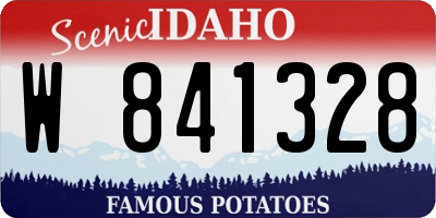 ID license plate W841328