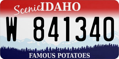 ID license plate W841340