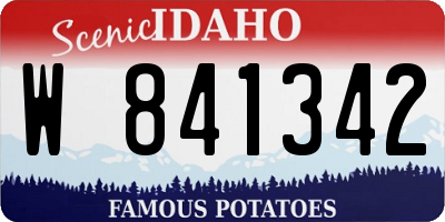 ID license plate W841342