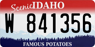 ID license plate W841356