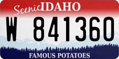 ID license plate W841360