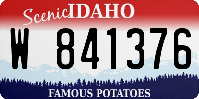 ID license plate W841376