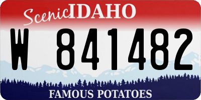 ID license plate W841482
