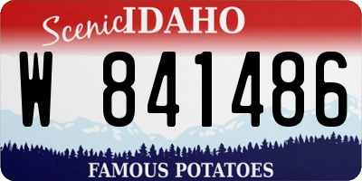 ID license plate W841486