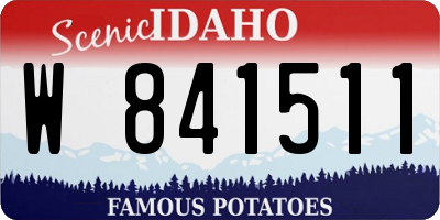 ID license plate W841511