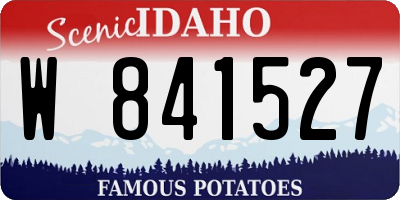 ID license plate W841527
