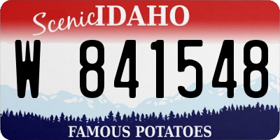ID license plate W841548