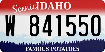 ID license plate W841550