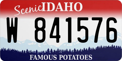 ID license plate W841576