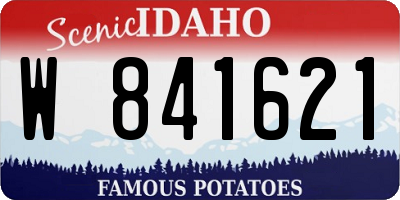 ID license plate W841621