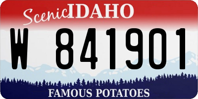 ID license plate W841901