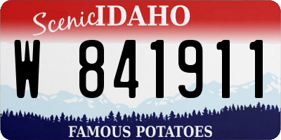 ID license plate W841911
