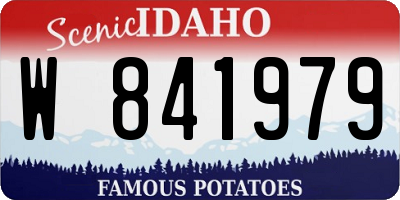 ID license plate W841979