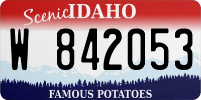 ID license plate W842053