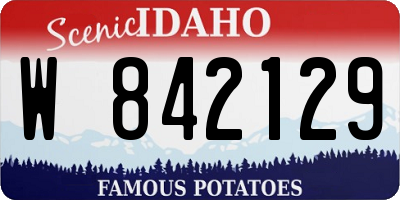 ID license plate W842129