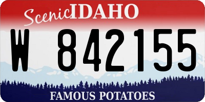 ID license plate W842155