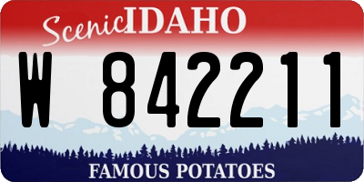 ID license plate W842211