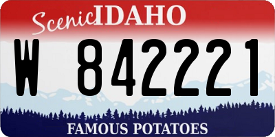 ID license plate W842221